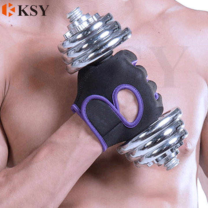 Professional Fitness Gloves Non-Slip Yoga Exercise Half Finger Men Women Power Weight Lifting Hand Protector Cycling accessory Contract-Based Manufacturing