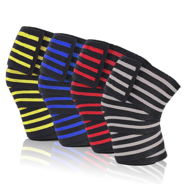 Professional Grade Wrapped Squat Bandage Thick Knee Pads Patella Protector for Sports Custom Manufacturing Custom Solutions