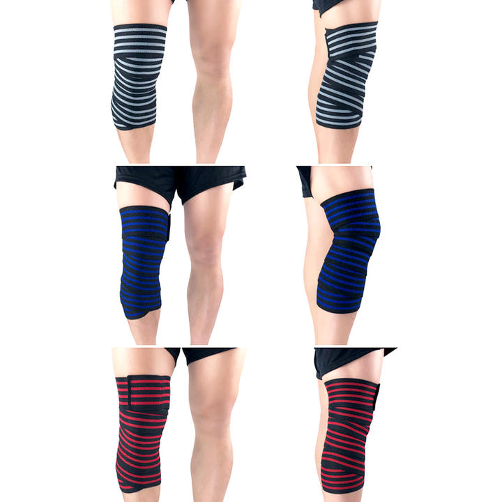 Professional Grade Wrapped Squat Bandage Thick Knee Pads Patella Protector for Sports Custom Manufacturing Custom Solutions