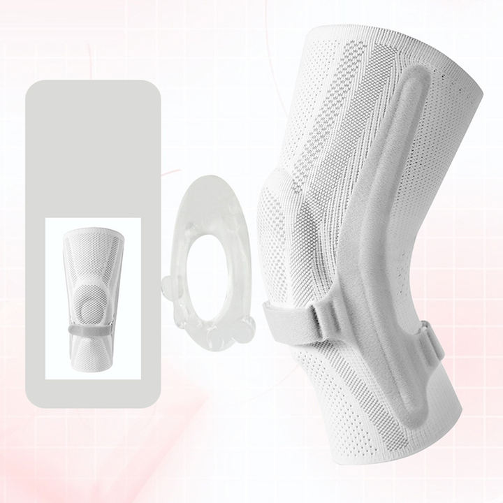 Professional Running Knee Protective Cover Strap Silicone Support Joint Protector Sports Knee Protector