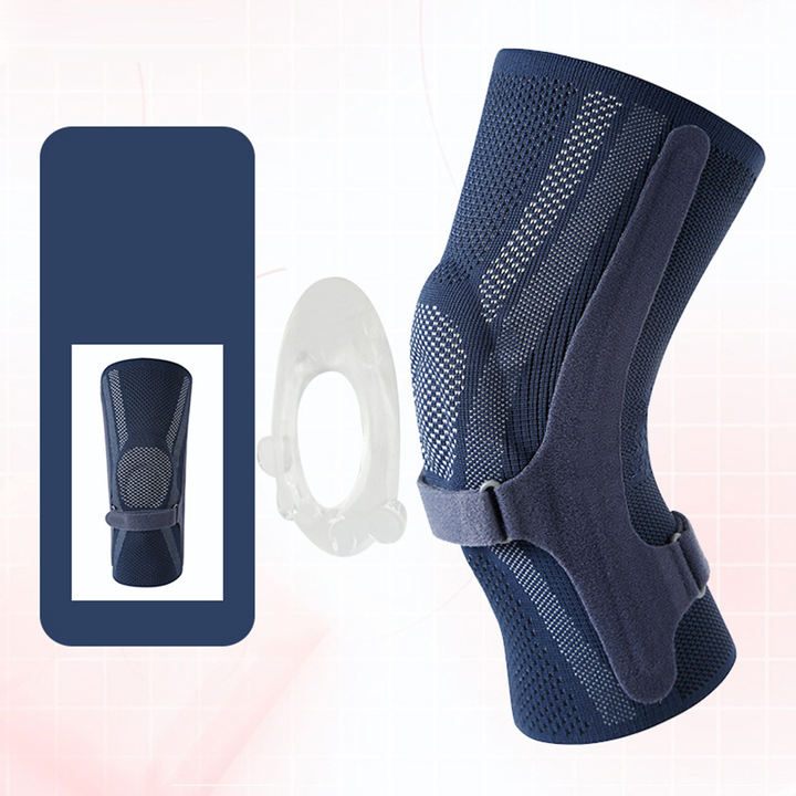 Professional Running Knee Protective Cover Strap Silicone Support Joint Protector Sports Knee Protector