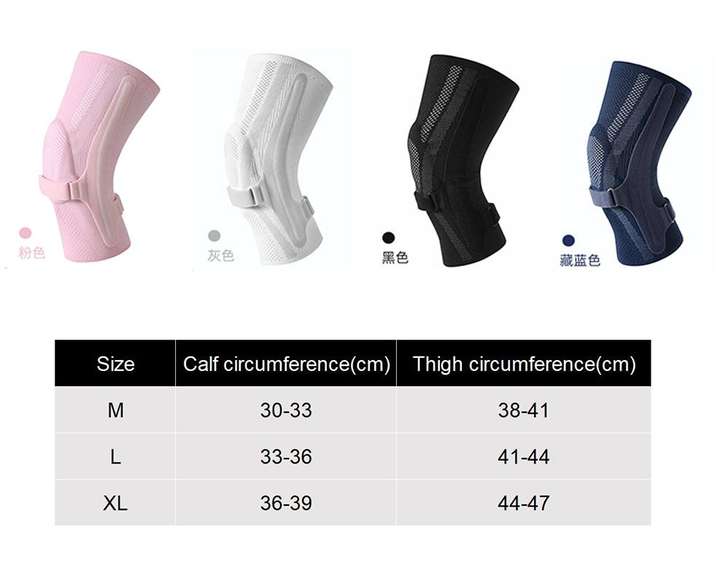 Professional Sports Knee Sleeve Support Breathable Knee Braces For Knee Pain