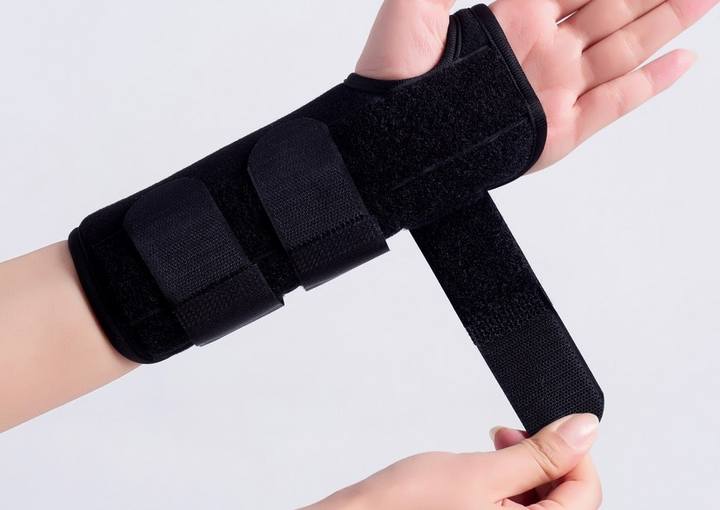 Professional  Wrist Thumb Brace Strap Power Weight Lifting Hand Wrap Support Gym Training Bar Wristband