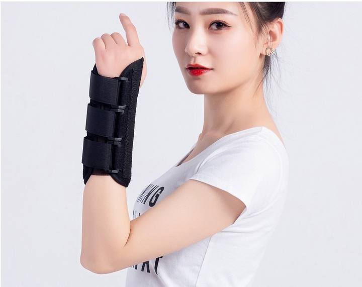 Professional  Wrist Thumb Brace Strap Power Weight Lifting Hand Wrap Support Gym Training Bar Wristband