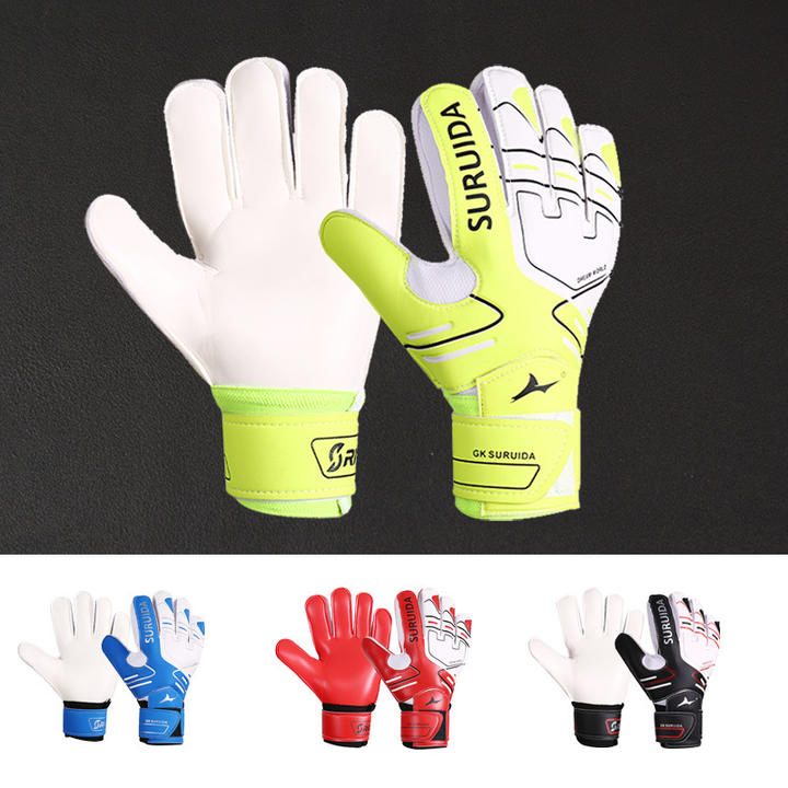 Professional football equipment Goalkeeper gloves Goalkeeper gloves with finger protection anti-slip and wear training Manufacturing & Supply Network
