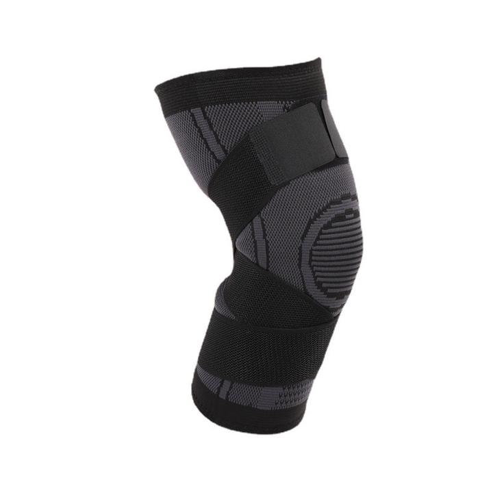 Protection Knee Elastic Nylon Knee Pads Sleeve Compression Knee With Belt For Sports And Fitness Manufacturing Solutions Production