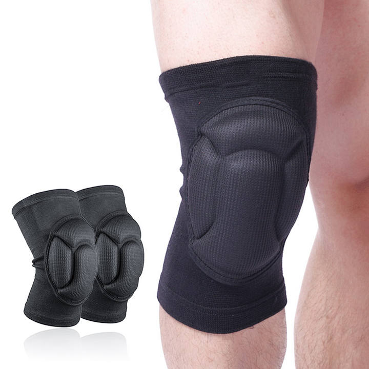 Protective Knee Pads Thick Sponge Football Volleyball Extreme Sports Anti-Slip Collision Avoidance Kneepad Brace High-Quality Wholesale