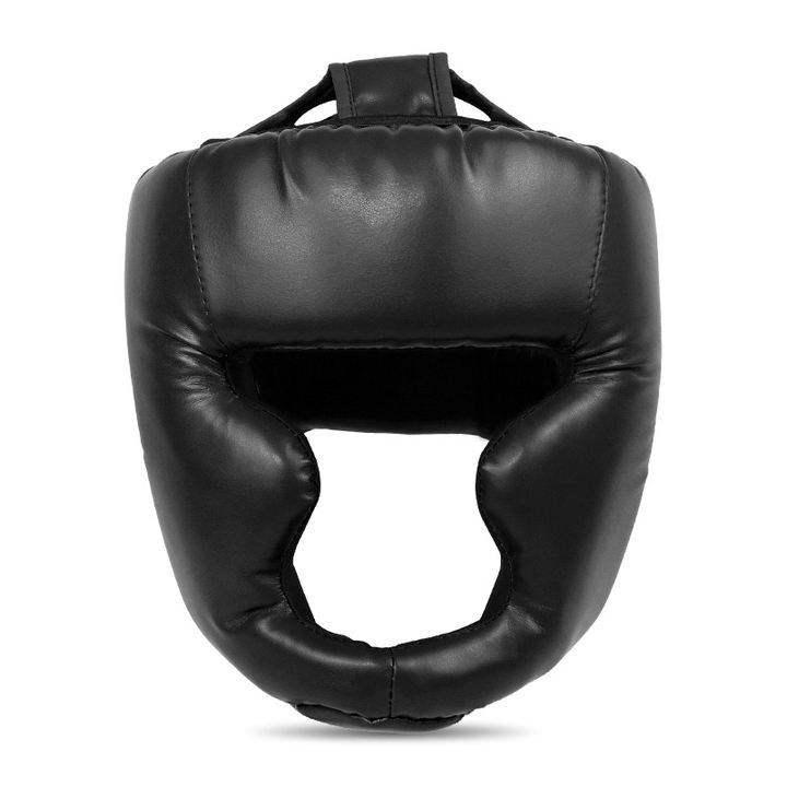 Pu Full Face Headgear Head Guard Dipped Foam Boxing Head Guard Direct from Factory