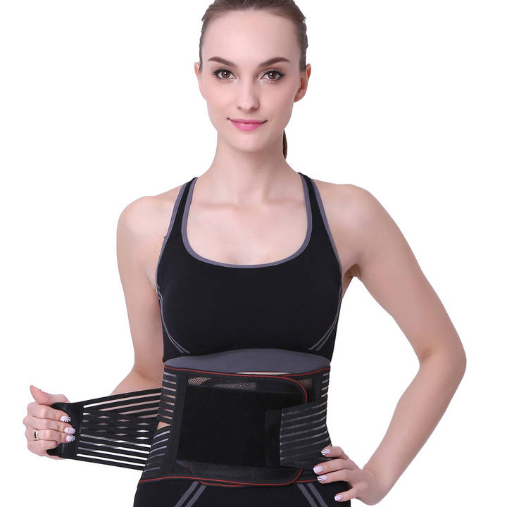 Quality Elastic Breathable Pressurized Slimming Waist Support Lumbar Back Brace Export-Oriented Factory Solutions