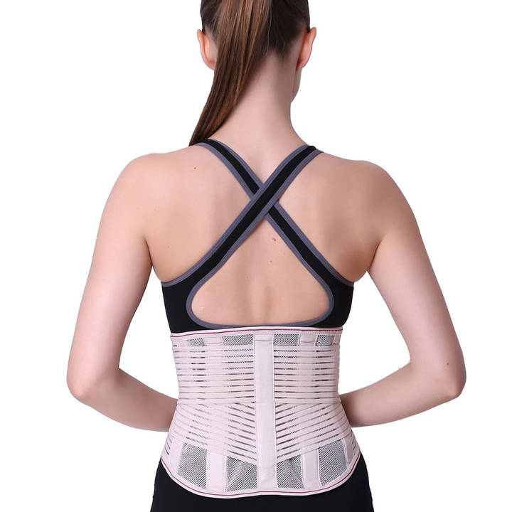 Quality Elastic Breathable Pressurized Slimming Waist Support Lumbar Back Brace Export-Oriented Factory Solutions