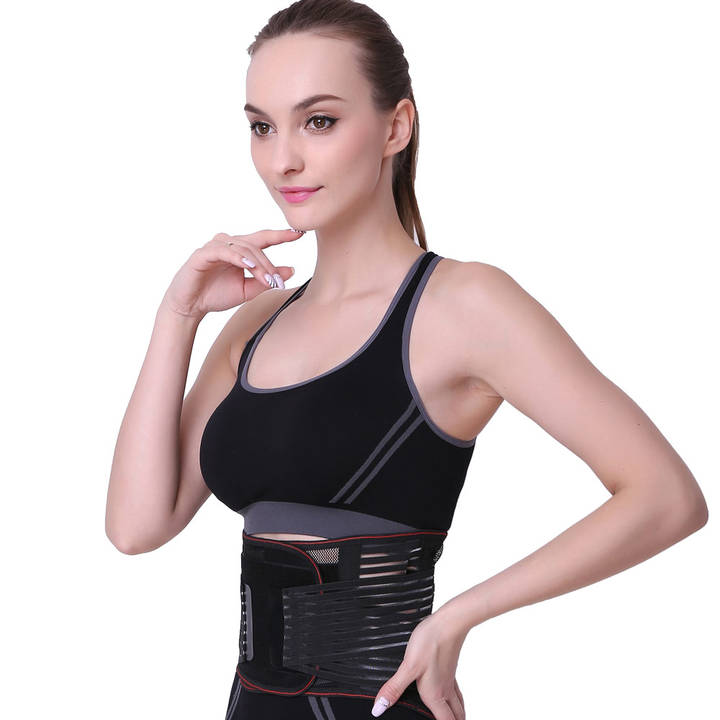 Quality Elastic Breathable Pressurized Slimming Waist Support Lumbar Back Brace Export-Oriented Factory Solutions