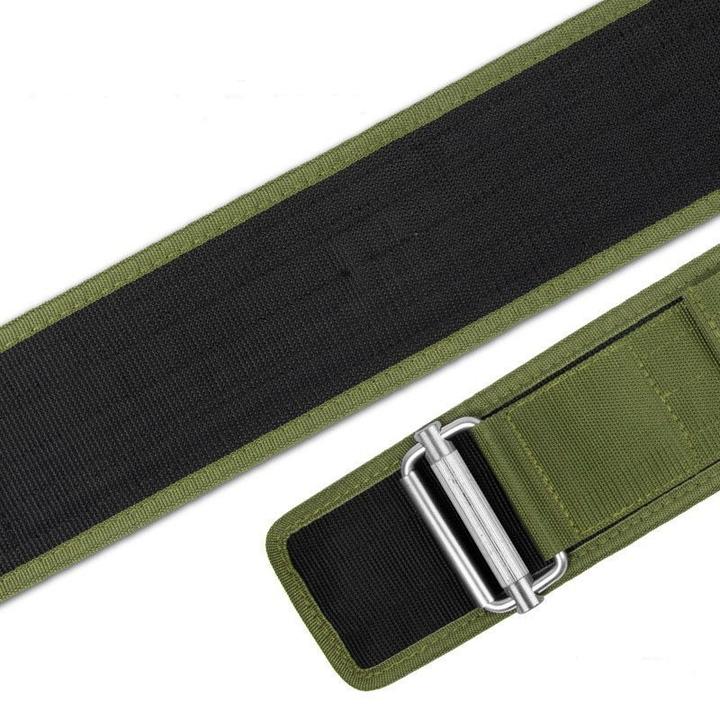 Quick Locking Weightlifting Belt Adjustable Nylon Workout Gym Belts for Men and Women Deadlifting Squatting Lifting Back Support China Bulk Supplier Customization
