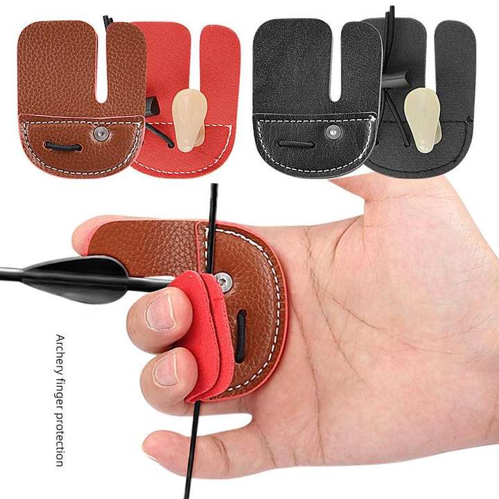 Recurve bow protective finger single-layer three-finger protective finger cover sports fitness shooting protective gear Private Label Manufacturing Innovation