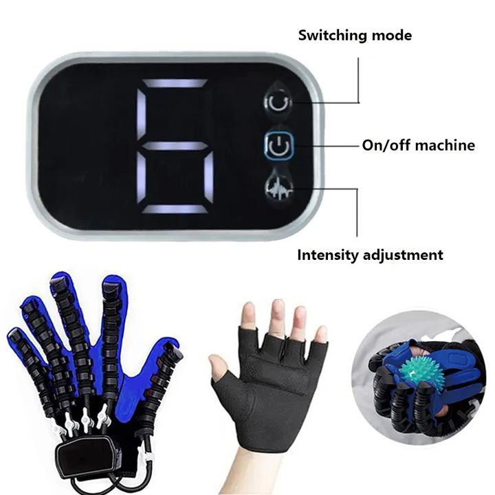 Rehabilitation Robot Gloves Stroke Hemiplegia Intelligent Massage Hand Function Robot Gloves Rehabilitation Training Glove Industrial Exporter Operations