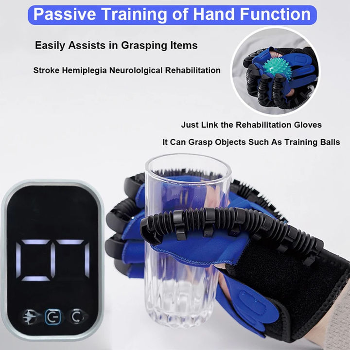 Rehabilitation Robot Gloves Stroke Hemiplegia Intelligent Massage Hand Function Robot Gloves Rehabilitation Training Glove Industrial Exporter Operations
