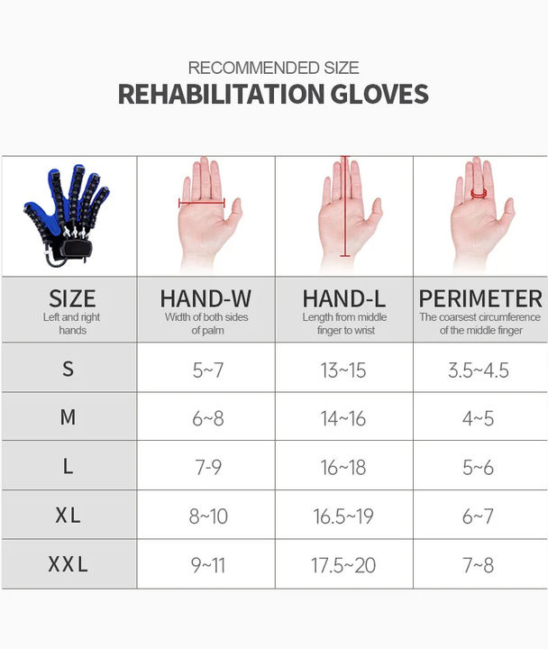 Rehabilitation Robot Gloves Stroke Hemiplegia Intelligent Massage Hand Function Robot Gloves Rehabilitation Training Glove Industrial Exporter Operations