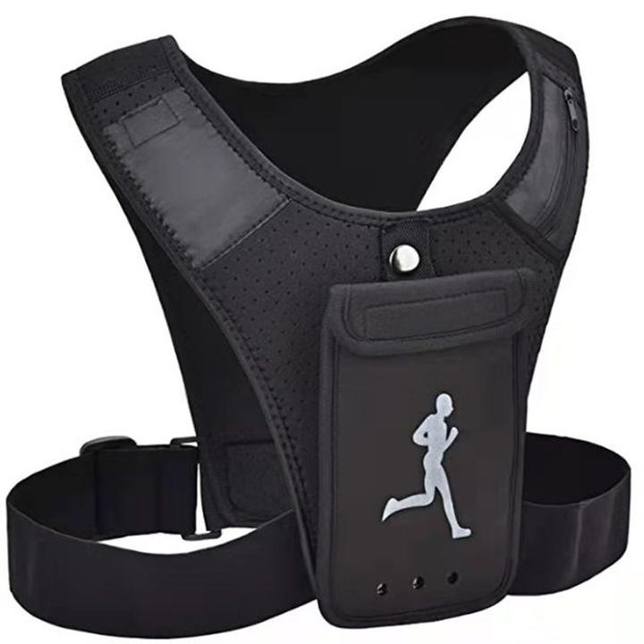 Running Backpack Lightweight Sport Vest Bags Male Female Trail Bag Large-Capacity Reflective Sports Waist Bag For Running Mass Market Wholesale Customization