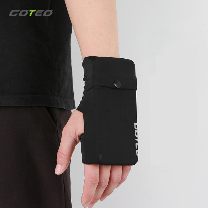 Running Bags Lightweight Wrist Wallet Pouch for Phone Key Card Wrist Sweatband Gym Fitness Sports Cycling Wristband Arm Bag Trade Factory Direct