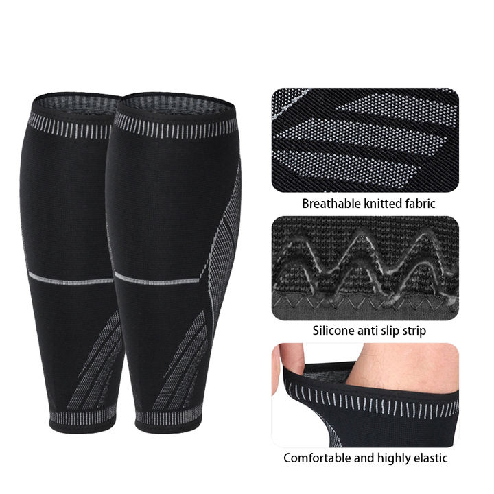 Running calf protection knitting compression calf training basketball football badminton hiking leg guards Quality Manufacturing Direct