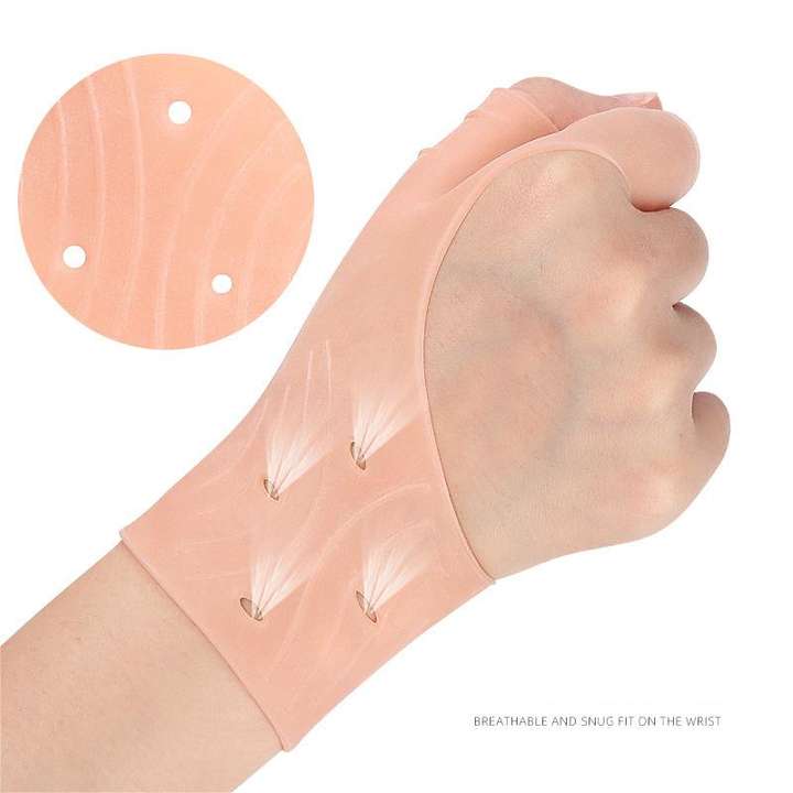 SEBS two-finger glove Soft pressure elastic fitting wrist strap Export Factory