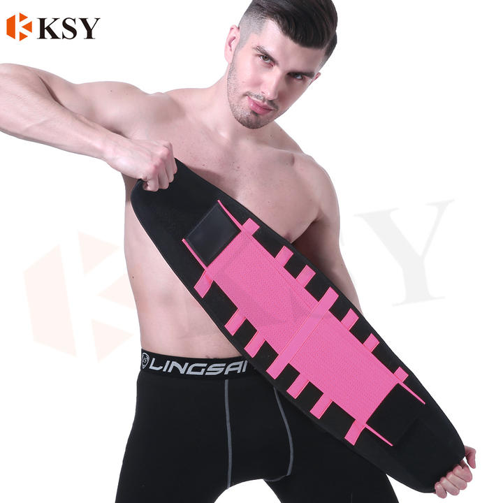 Sauna Body Slimming  shaper belt  Neoprene Waist Trainer Sweat Bands Waist Trimmer Belt Waist Support China Exporter B2B