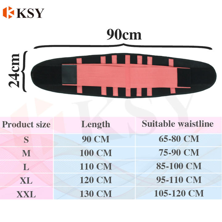 Sauna Body Slimming  shaper belt  Neoprene Waist Trainer Sweat Bands Waist Trimmer Belt Waist Support China Exporter B2B