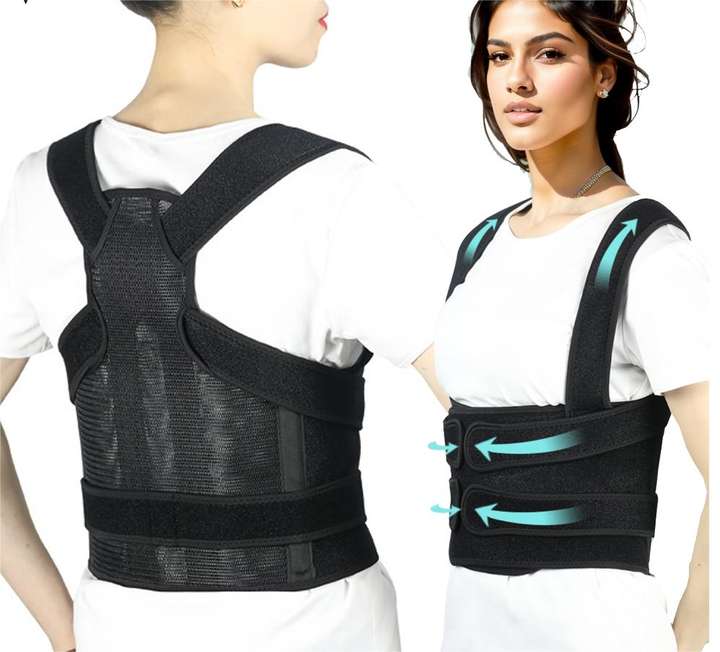 Scoliosis and hunchback correction Full Back straightener back brace Posture Corrector