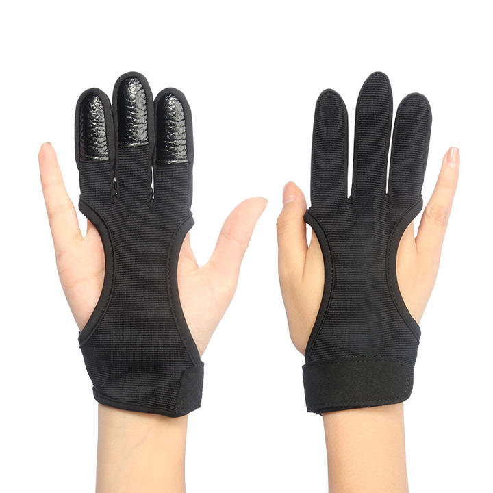 Shooting Gloves Sports Three Finger Breathable Bow and Arrow Competitive Hand Protection Archery Gloves