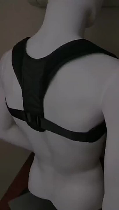 Shoulder Lumbar Support Belt Adjustable Clavicle Posture Corrector body posture Brace  Posture Correction  with fish bone design Private Label Manufacturing
