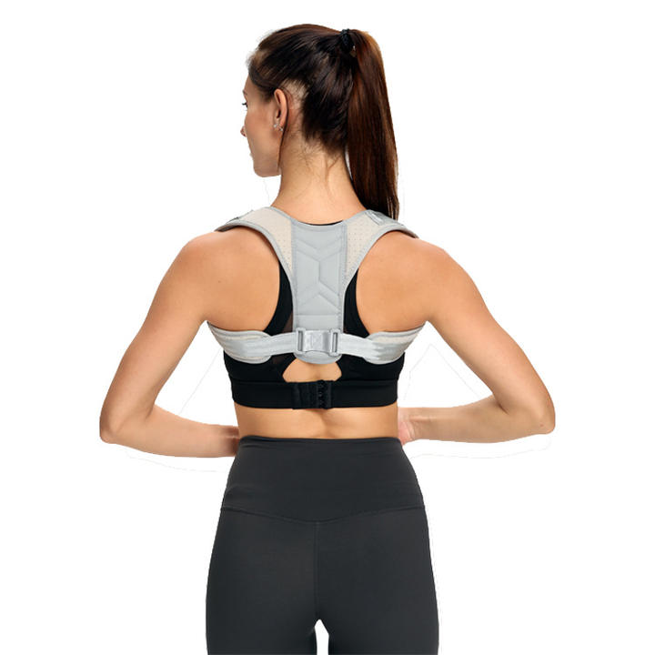 Shoulder Lumbar Support Belt Adjustable Clavicle Posture Corrector body posture Brace  Posture Correction  with fish bone design Private Label Manufacturing