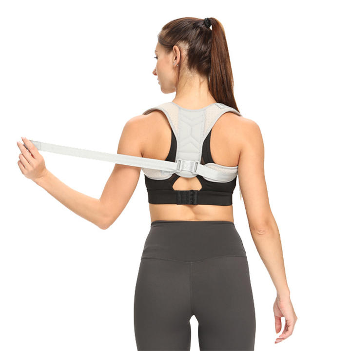 Shoulder Lumbar Support Belt Adjustable Clavicle Posture Corrector body posture Brace  Posture Correction  with fish bone design Private Label Manufacturing