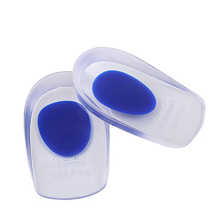 Silicone Heel Cup Pads Gel Heel Cups Plantar Fasciitis Inserts Foot Care Silica Gel Cushion Pad High-Volume Manufacturing Trade