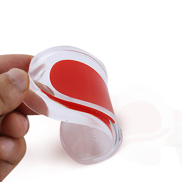 Silicone Heel Cup Pads Gel Heel Cups Plantar Fasciitis Inserts Foot Care Silica Gel Cushion Pad High-Volume Manufacturing Trade