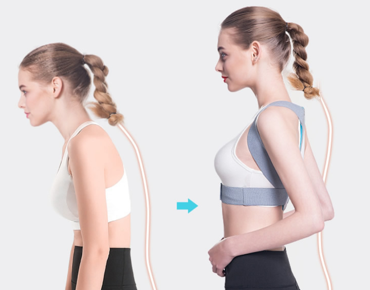 Simple style Conform to human mechanics back brace Corrector and Prevent Back Bend Adult students can use Posture Corrector