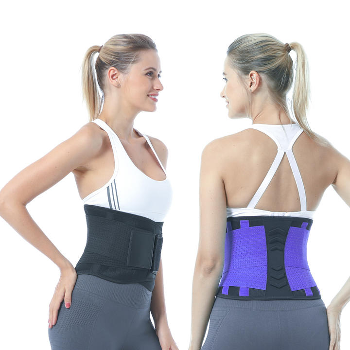 Slimming Waist Trimmer Workout Sweat Sport Back Support Brace Sauna Waist Trainer Belt Rapid Production Solutions Processing