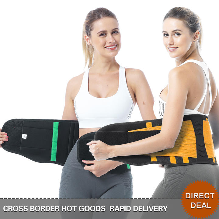 Slimming Waist Trimmer Workout Sweat Sport Back Support Brace Sauna Waist Trainer Belt Rapid Production Solutions Processing