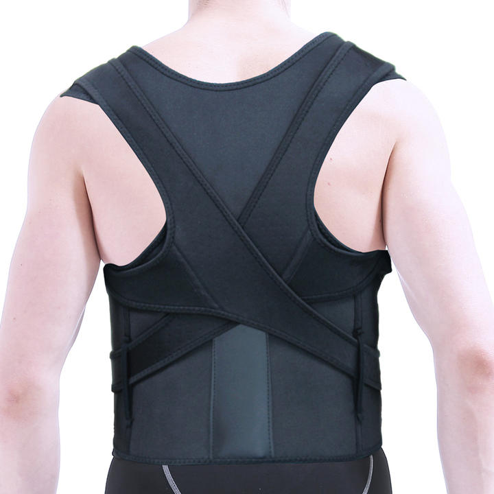 Soft Back Brace Adjustable Posture Corrector shoulder strap full back Clavicle Back Support Belt