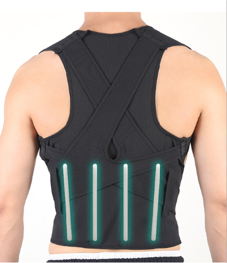 Soft Back Brace Adjustable Posture Corrector shoulder strap full back Clavicle Back Support Belt