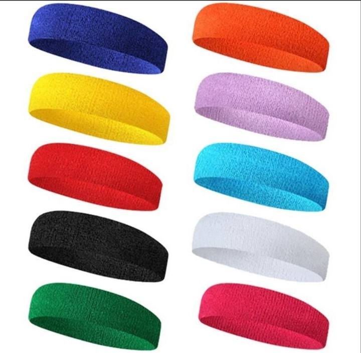 Soft Cotton Hairband Stretch Head Sport Sweatband Sport Headband