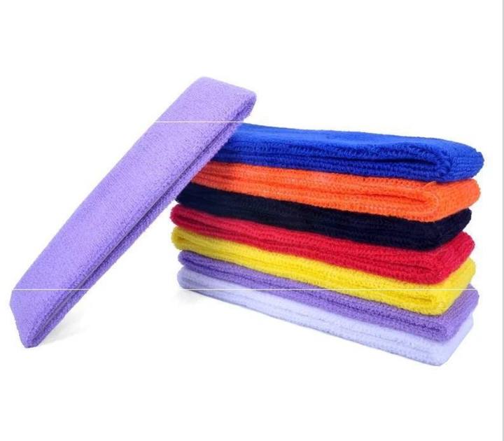 Soft Cotton Hairband Stretch Head Sport Sweatband Sport Headband