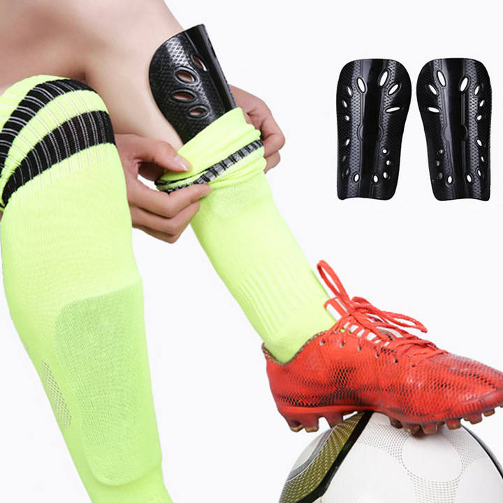 Soft Football Shin Guards Adult Kids Soccer Guards Supporters Sports Leg Sleeves Protector Protective Gear Shin Guard Export Factory