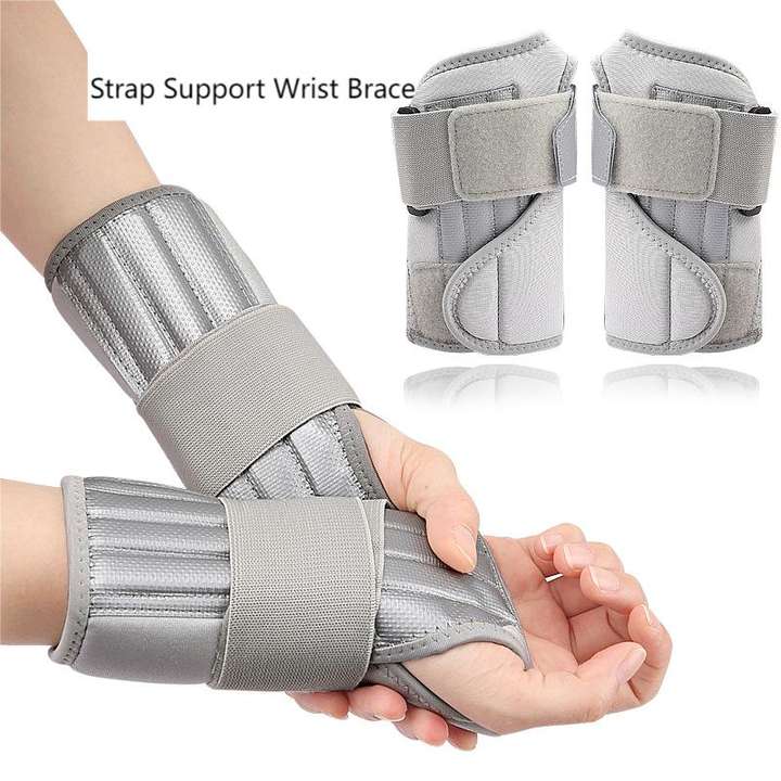 Soft and breathable strap wrap-around adjustable aluminium bar fixation compression brace China Factory Supply Services