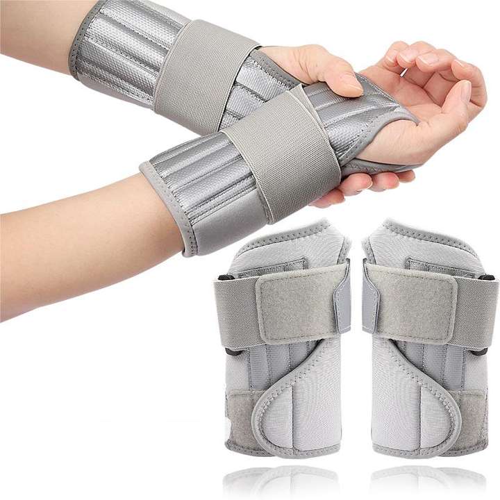 Soft and breathable strap wrap-around adjustable aluminium bar fixation compression brace China Factory Supply Services
