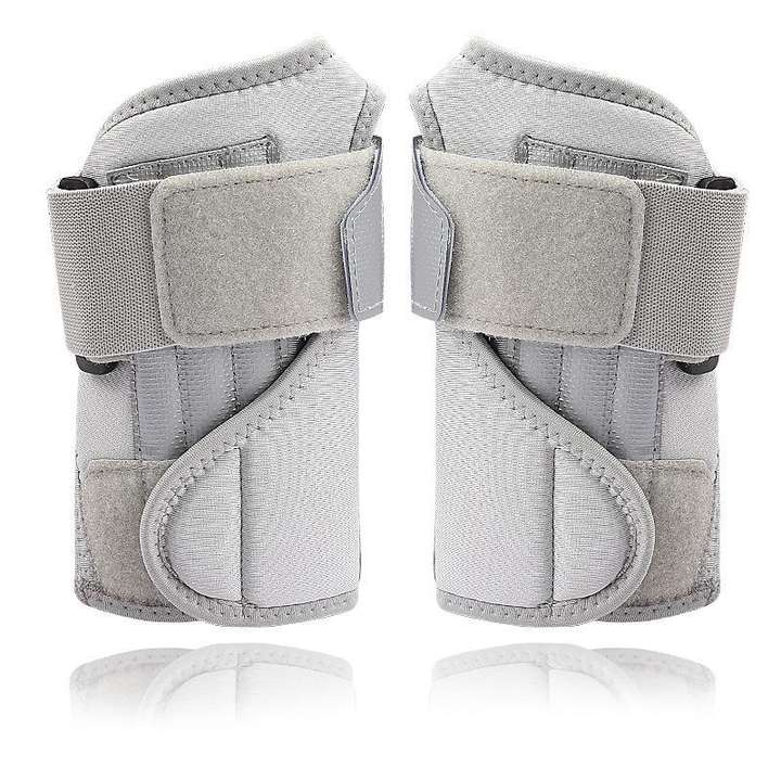 Soft and breathable strap wrap-around adjustable aluminium bar fixation compression brace China Factory Supply Services