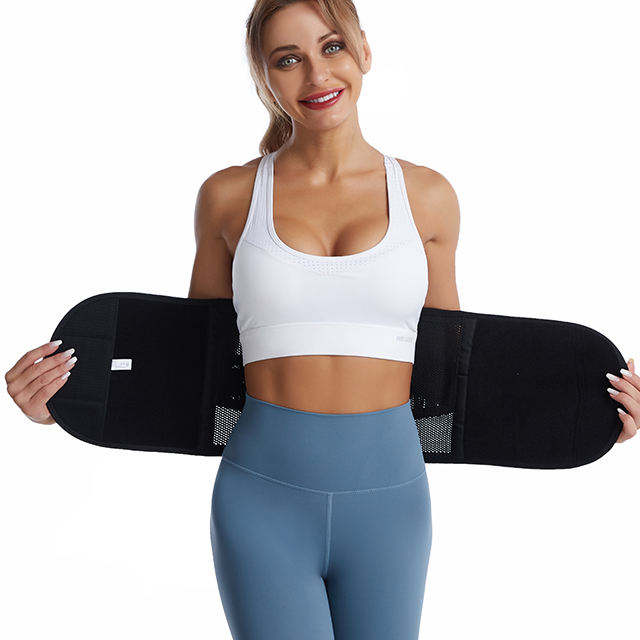 Sport Adjustable Belly Fat Burner Waist Training Weight Loss Sweat Waist Trimmer Belt Bulk Pricing