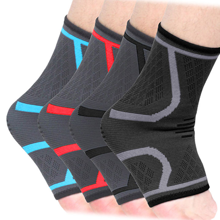 Sport Ankle Stabilizer Brace Compression Ankle Support Tendon Pain Relief Strap Foot Sprain Injury Wraps Run Basketball Large Order Wholesale Export