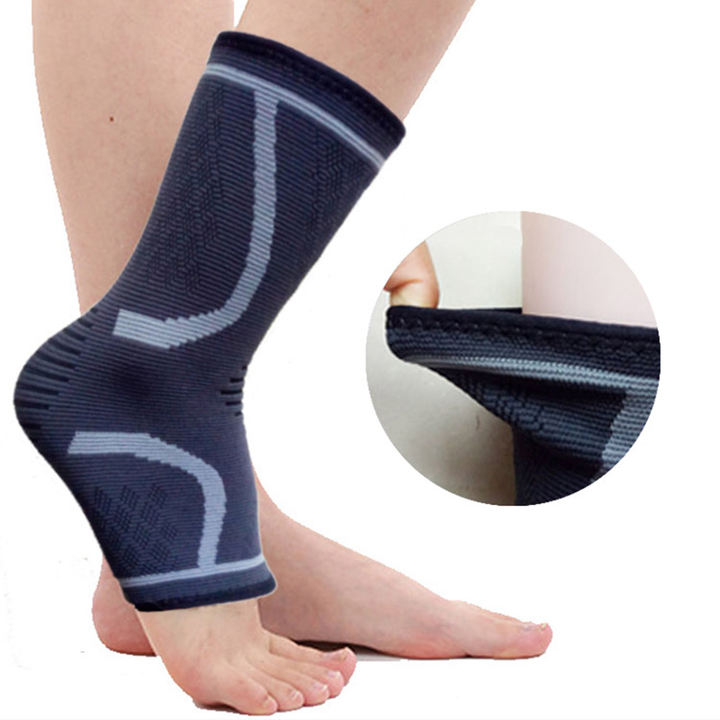 Sport Ankle Stabilizer Brace Compression Ankle Support Tendon Pain Relief Strap Foot Sprain Injury Wraps Run Basketball Large Order Wholesale Export