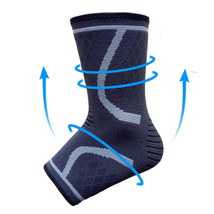Sport Ankle Stabilizer Brace Compression Ankle Support Tendon Pain Relief Strap Foot Sprain Injury Wraps Run Basketball Large Order Wholesale Export