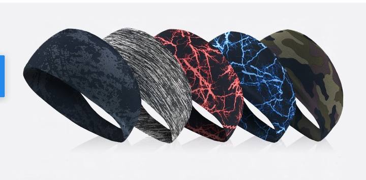 Sport Headbands Sweatband Elastic Yoga Running Hair Band Sweat Bandage Workout Tennis Fitness Jog Basketball Headscarf Men Women China Exporter Custom Solutions