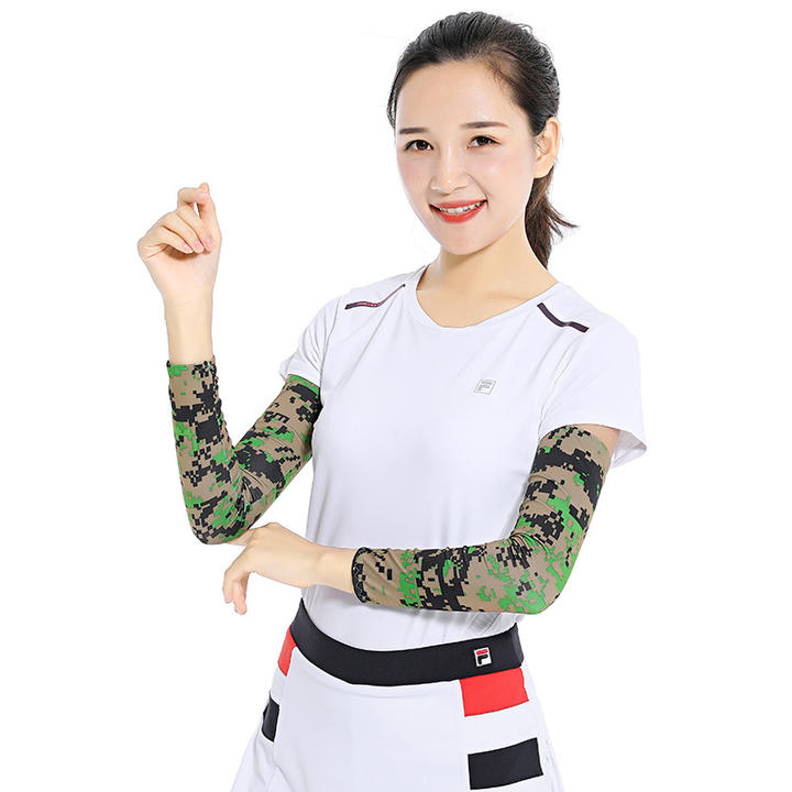 Sports Arm Sleeve compression Basketball Cycling Arm Warmer Summer UV Protection Volleyball Sunscreen Cool Arm Sleeve